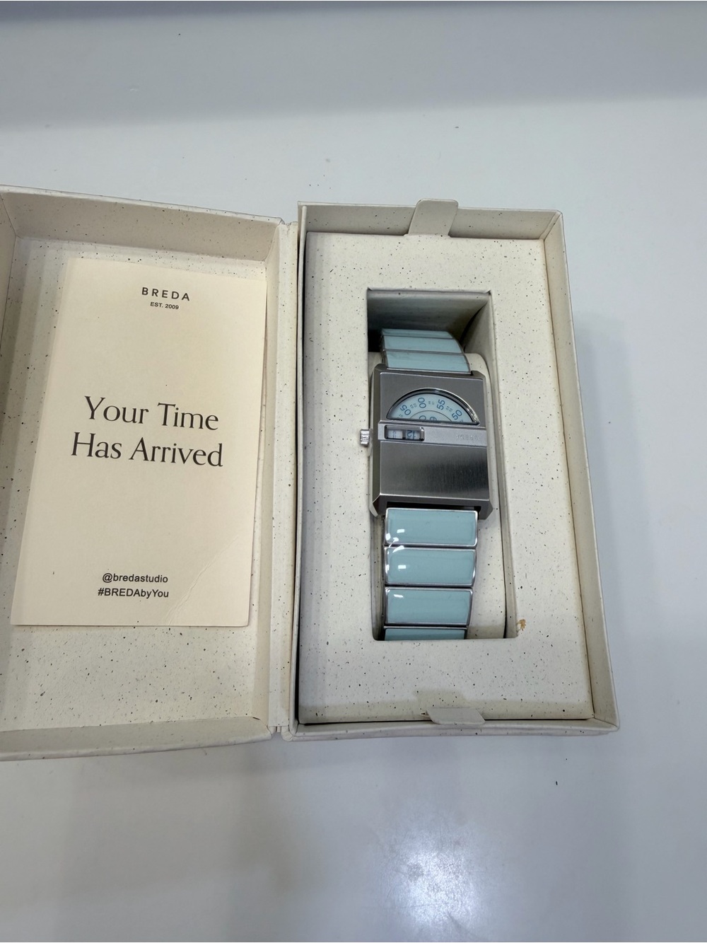 BREDA Pulse Tandem Metal Bracelet Watch